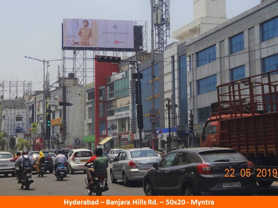Hoardings Advertising Agency Banjara Hills, Road No.1  in Hyderabad, Hyderabad Billboard advertising